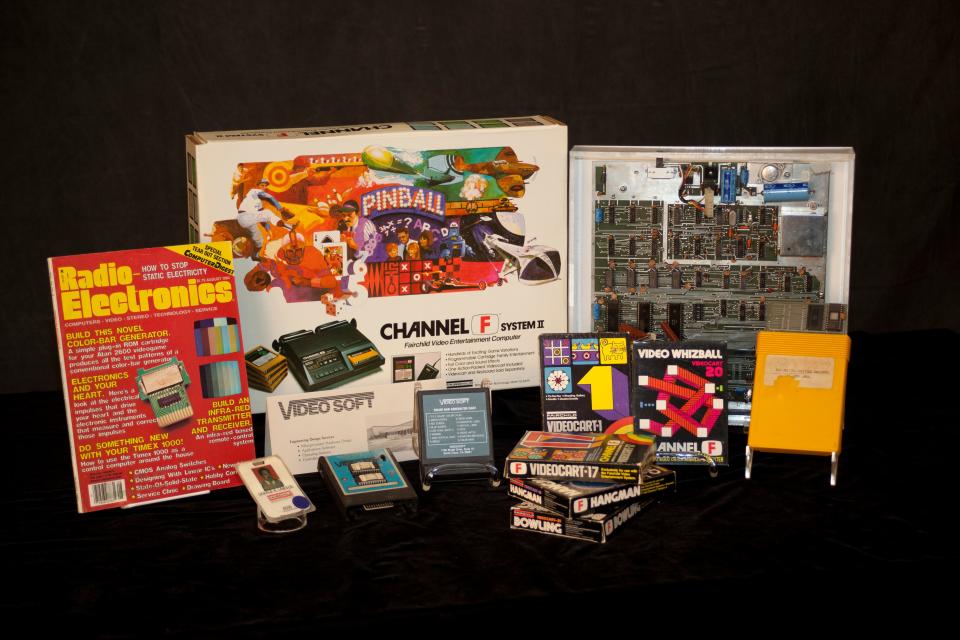 Some of the artifacts relating to the career of Jerry Lawson, who oversaw the creation of Fairchild Camera and Instrument Corp.'s Channel F home video game system, the first to use interchangeable game cartridges