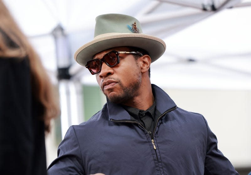 Jonathan Majors attends Hollywood Walk Of Fame Star Ceremony honoring Michael B. Jordan on March 01, 2023 in Hollywood, California. - Photo: Matt Winkelmeyer (Getty Images)