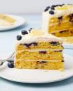 <p>The tart sweetness of the blueberries is amplified by the zing of the citrus in this light yet satisfying cake. With three levels of fresh blueberries, this is an ideal way to celebrate <a href="https://www.delish.com/cooking/g22/spring-cakes-cupcakes-recipes/" rel="nofollow noopener" target="_blank" data-ylk="slk:spring;elm:context_link;itc:0;sec:content-canvas" class="link ">spring</a> or <a href="https://www.delish.com/cooking/g1631/summer-dessert-recipes/" rel="nofollow noopener" target="_blank" data-ylk="slk:summer;elm:context_link;itc:0;sec:content-canvas" class="link ">summer</a> birthdays. </p><p>Get the <strong><a href="https://www.delish.com/cooking/a52625/lemon-blueberry-cake-recipe/" rel="nofollow noopener" target="_blank" data-ylk="slk:Lemon Blueberry Cake recipe;elm:context_link;itc:0;sec:content-canvas" class="link ">Lemon Blueberry Cake recipe</a></strong>. </p>