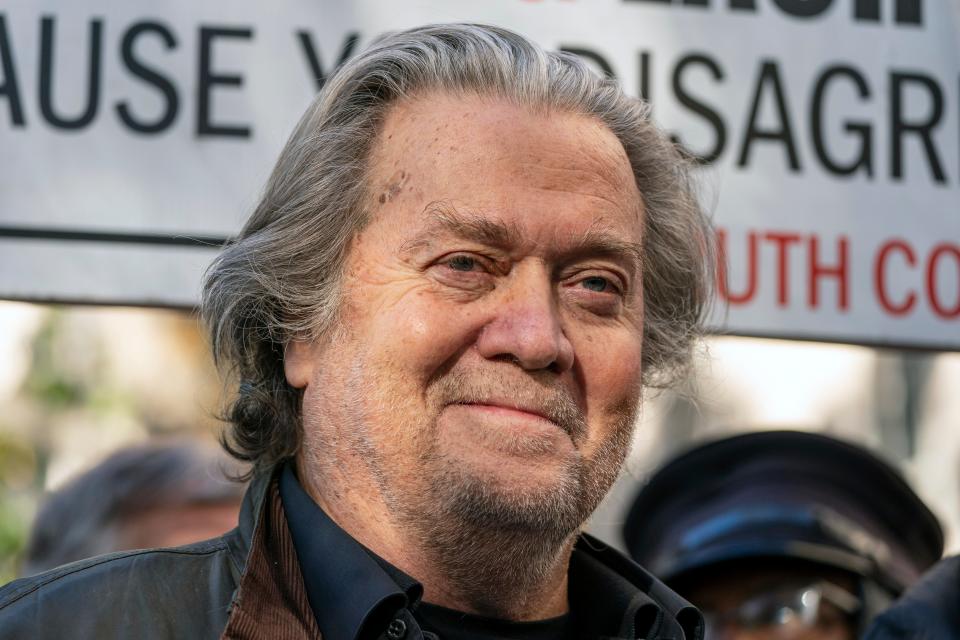 Steve Bannon faces trial for contempt of Congress (Copyright 2021 The Associated Press. All rights reserved.)