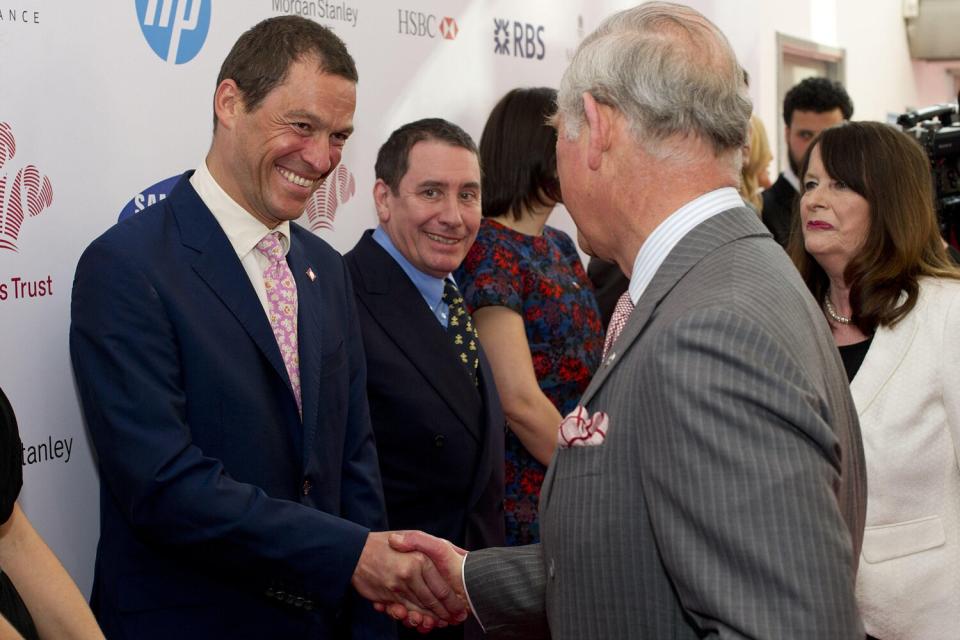 The Prince of Wales meets Dominic West