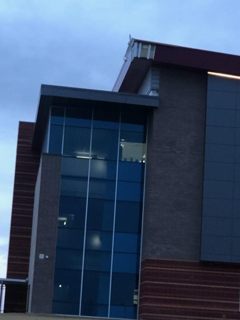Sherman Independent School District has reported damage to the new Sherman High School facility following storms in North Texas Monday evening.