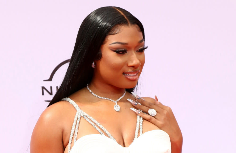 Megan Thee Stallion is the face of Revlon's new fragrance credit:Bang Showbiz