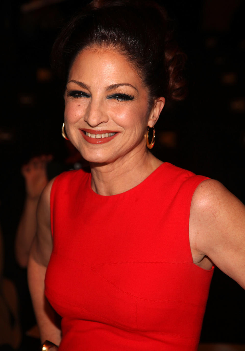 NEW YORK, NY - FEBRUARY 14: Singer Gloria Estefan attends the Narciso Rodriguez Fall 2012 fashion show during Mercedes-Benz Fashion Week at The Theatre at Lincoln Center on February 14, 2012 in New York City. (Photo by Astrid Stawiarz/Getty Images for Mercedes-Benz Fashion Week)