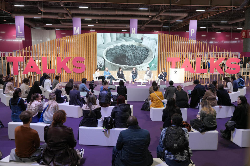 The main stage at Première Vision textile trade fair Paris in January 2024, for Spring Summer 2025 collections.