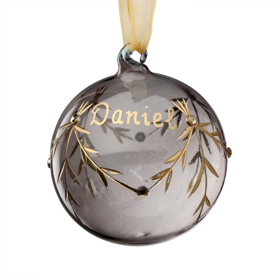 Personalized Birthstone Ornament