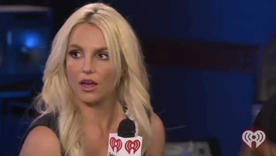 Britney Spears a l'air choquée