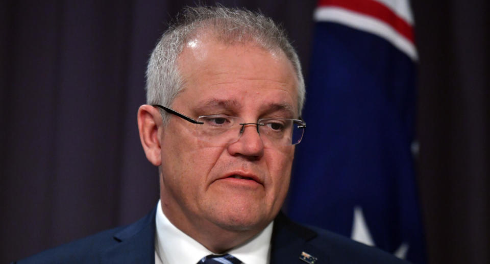 Scott Morrison said hospitals and state-owned utilities had been the targets of a large-scale cyber attacks. Source: AAP