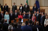 Bulgarian parliament votes on a new government in Sofia