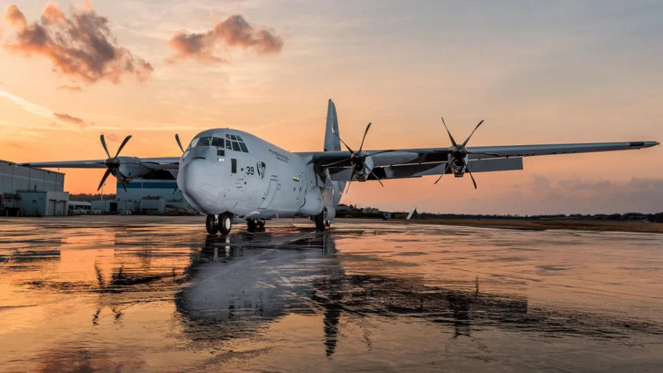Lockheed Martin delivered the first of five C-130J-30s to the Indonesian Air Force on Feb. 21, 2023. <em>Lockheed Martin/Thinh D. Nguyen</em>