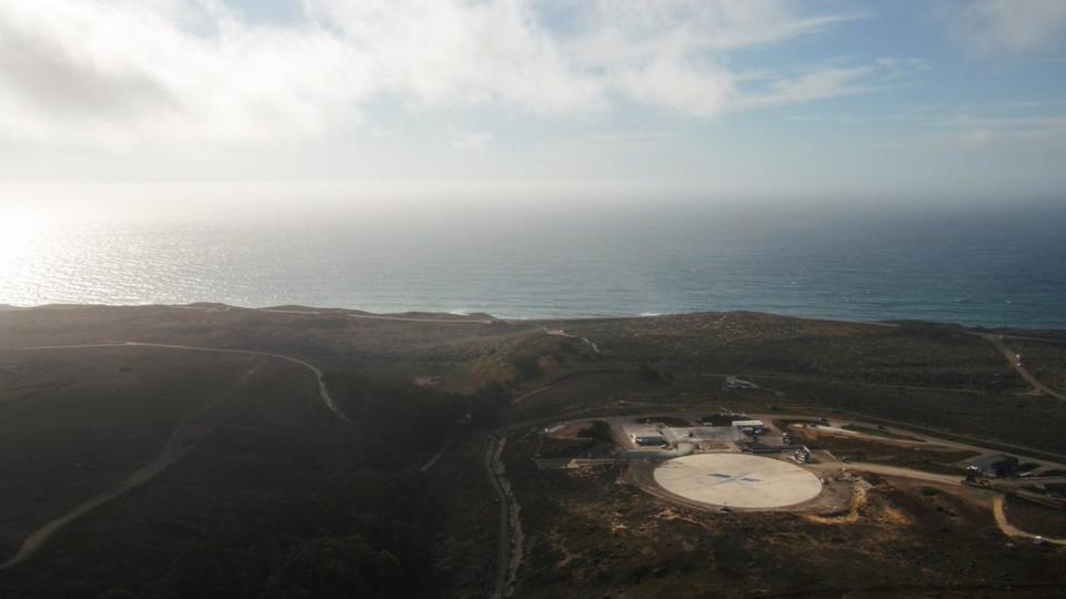 A look at Landing Zone 4, SpaceX's newest rocket landing site, at Vandenberg Air Force Base in California. <cite>SpaceX</cite>