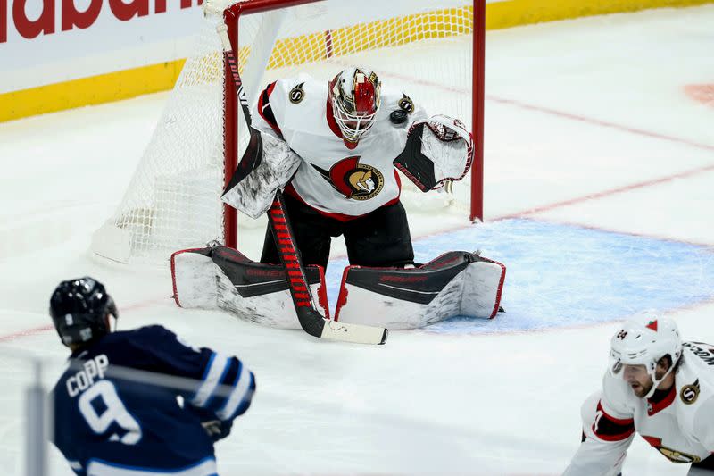 NHL: Ottawa Senators at Winnipeg Jets