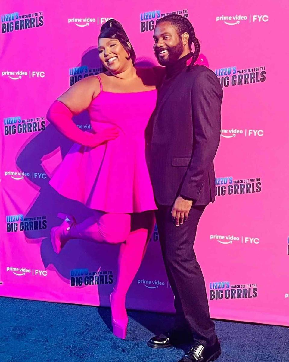 Lizzo red-carpet debut with her man. https://www.instagram.com/p/CeZDbCRJ0zj/