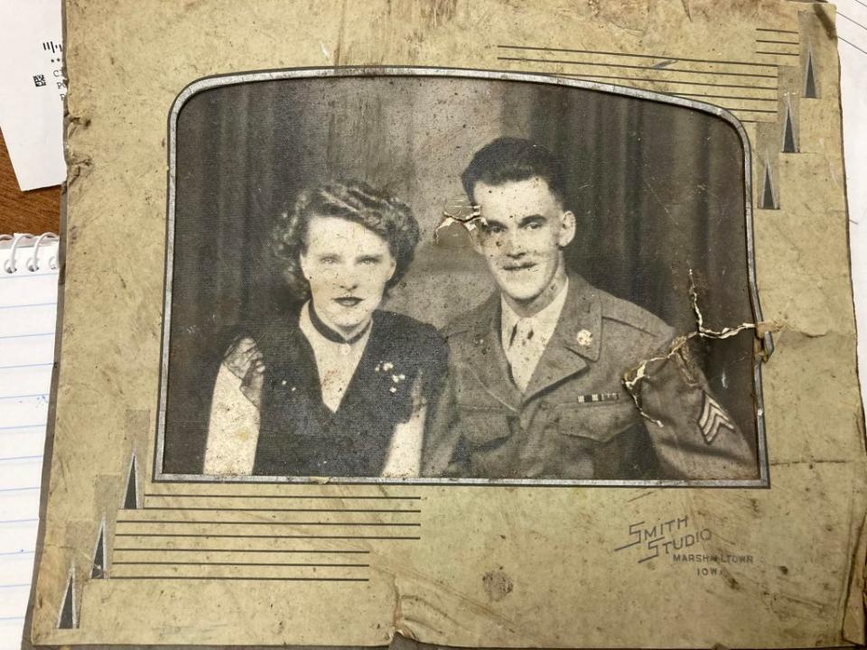 Hope Tompkins was scrolling through Facebook when she came upon an old photo of her grandparents. City of Parkersburg, Iowa/Facebook
