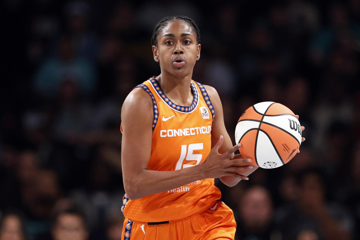Tiffany Hayes spent last season with the Sun after her decade-long run with the Atlanta Dream.
