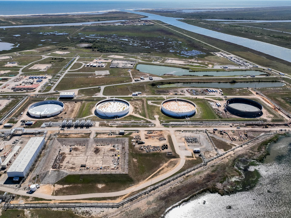 Strategic Petroleum Reserve storage in Freeport, Texas