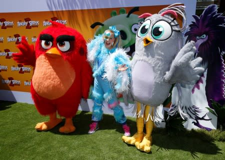 World premiere for the film The Angry Birds Movie 2