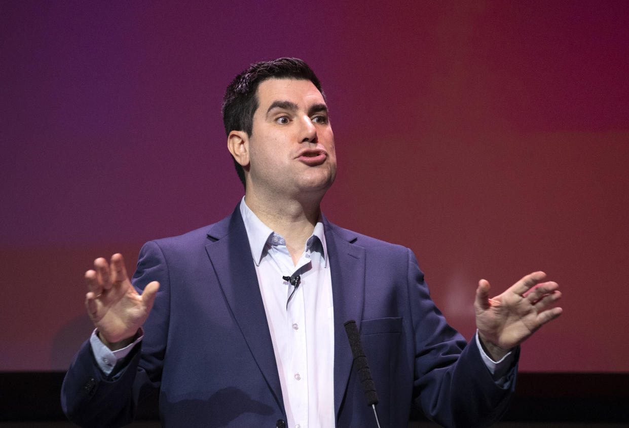 Richard Burgon during the Labour leadership hustings at the SEC centre, Glasgow.