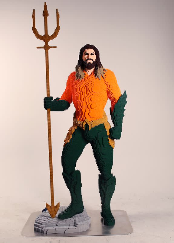 Nothing sea-weathered about this Aquaman.