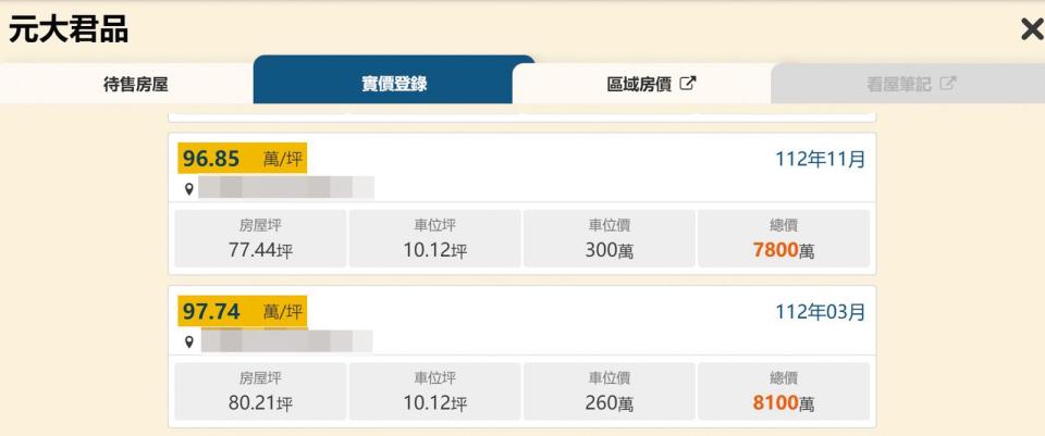 「元大君品」是周湯豪的新家，據說坪數大到連設置工作室，都不會有噪音擾鄰問題。（翻攝自樂居）