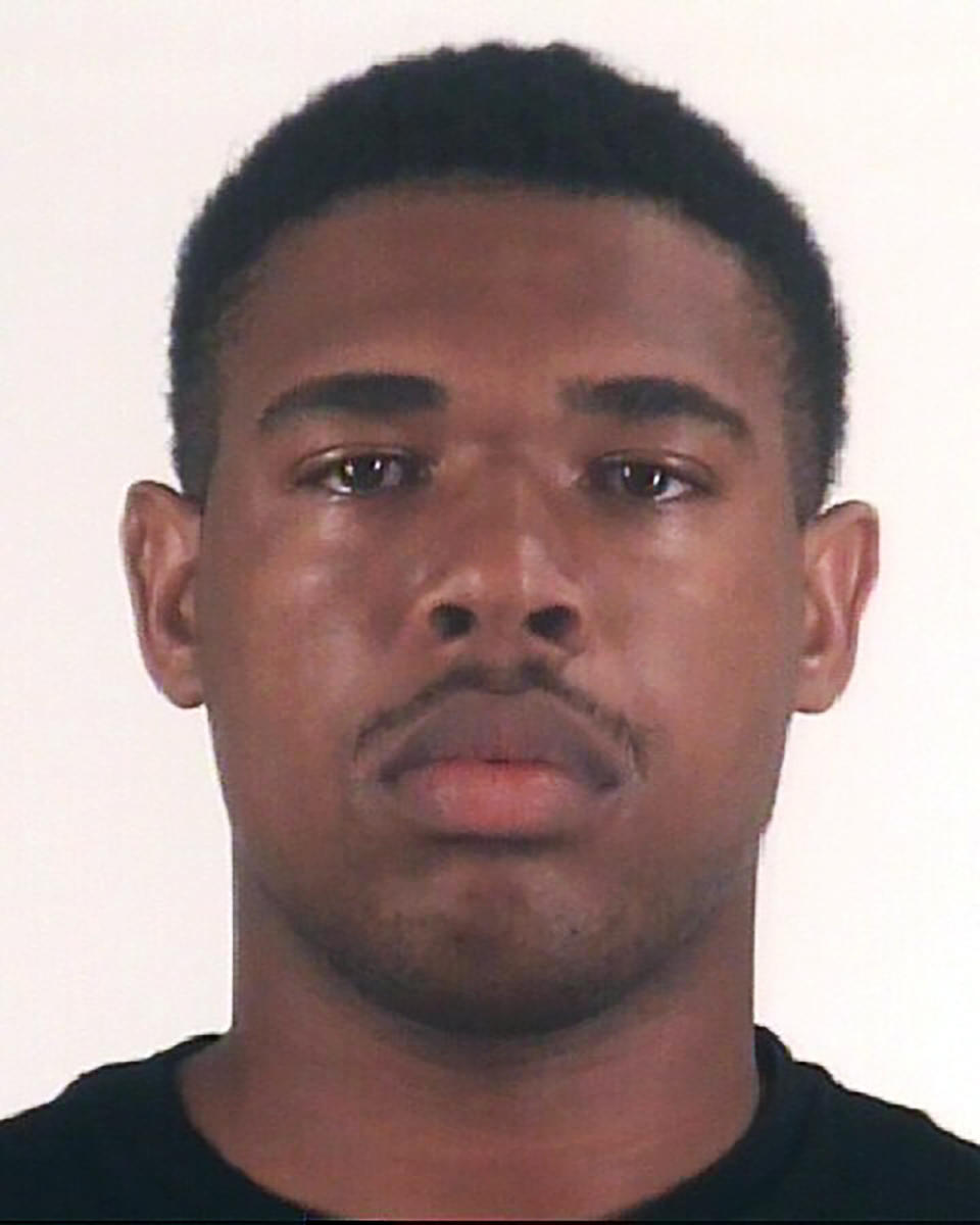 This Tarrant County Jail booking photo shows DCameron McKellar. Police say they've arrested three men as suspects, including McKellar, connected to a May 10, 2020, shooting at a crowded North Texas park that wounded five people and sparked chaos among the crowd. (Tarrant County Jail via AP)