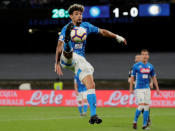 Soccer Football - Serie A - Napoli v Inter Milan - Stadio San Paolo, Naples, Italy - May 19, 2019 Napoli's Kevin Malcuit in action REUTERS/Ciro De Luca