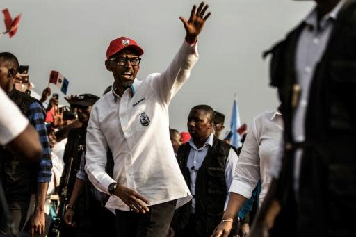 Kagame poised for third-term win in Rwanda election