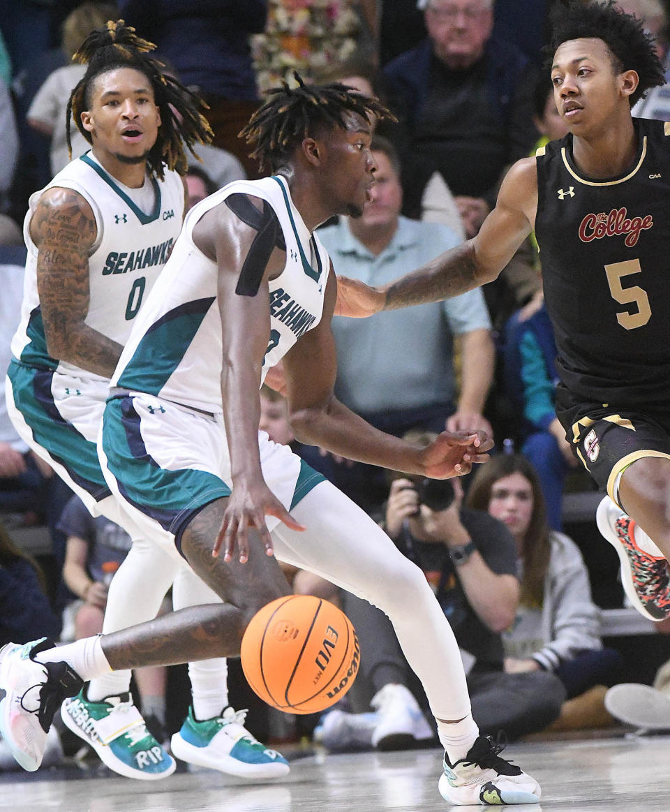 UNCW's Maleeck Harden-Hayes is off to a strong start this season.