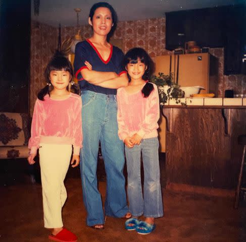 <p>Jae Suh Park Instagram</p> Jae Suh Park with her mom and her sisters.