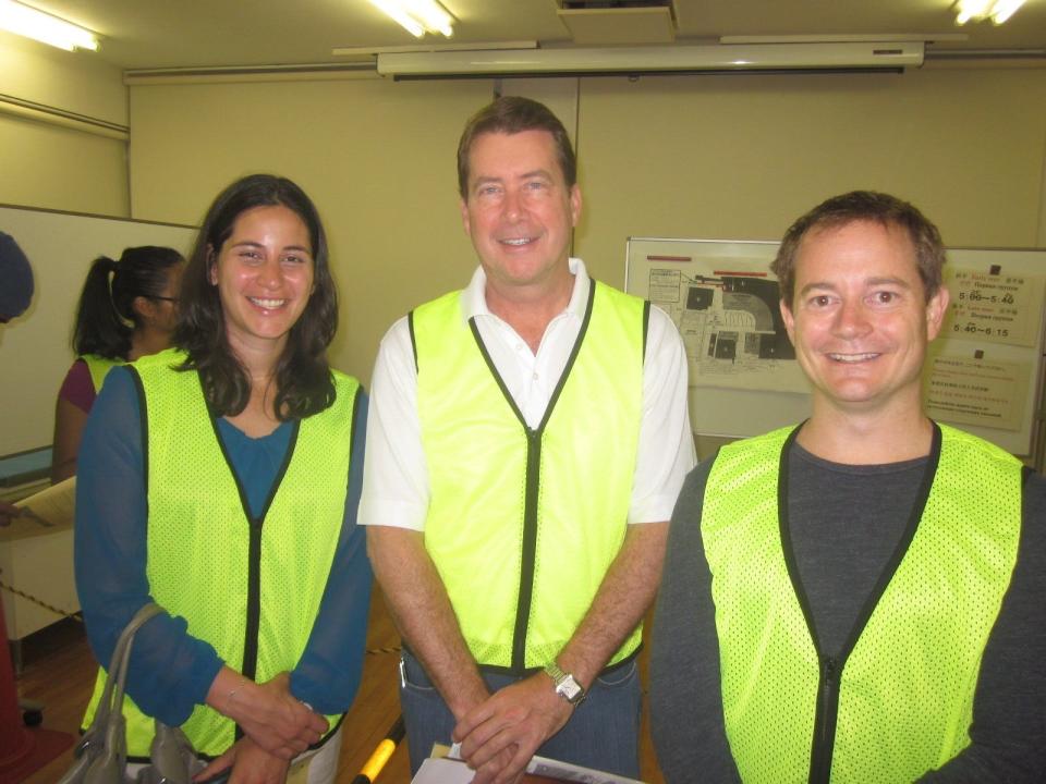 A 2012 picture of Samar Ali, left, then assistant commissioner of international affairs for the Tennessee Department of Economic and Community Development, with U.S. Sen. Bill Hagerty, center, then commissioner of the department, on a trip to Japan. At the time, Ali faced massive blowback from some conservaties for being a Muslim in the Gov. Bill Haslam administration.