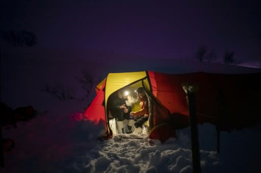 The pair will eat mainly free-dried food during the expedition