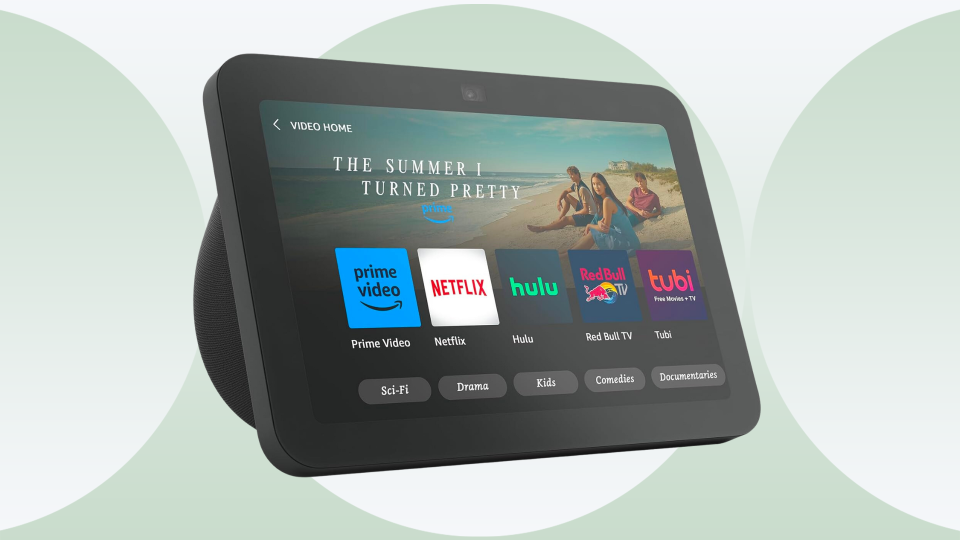 The new and improved Echo Show 8 is like a genie in a bottle, except the genie is on steroids. (Amazon)