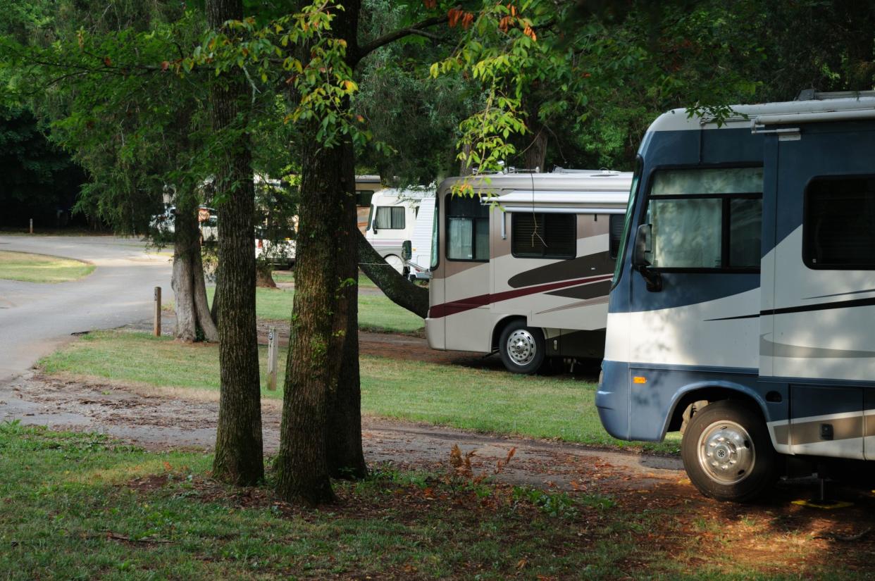 Campground with RVs