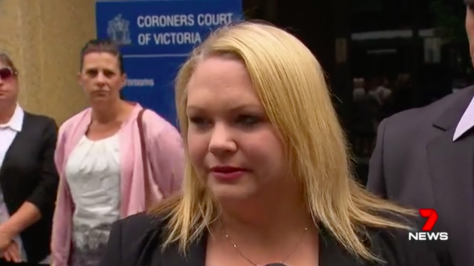 Bella’s mother, Allison, gave evidence in court on Monday. Source: 7News