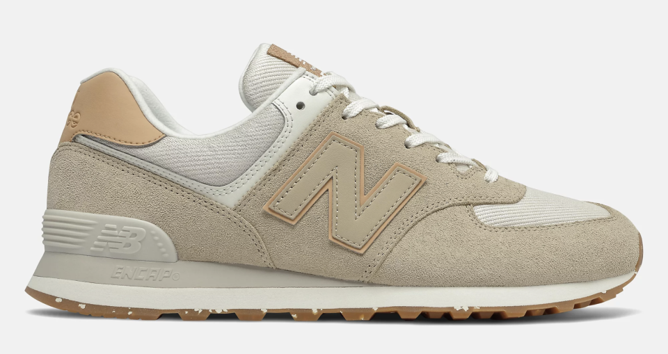 The lateral side of the New Balance 574. - Credit: Courtesy of New Balance