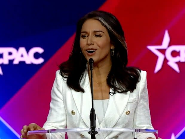 Tulsi Gabbard at CPAC (Screenshot / CPAC)