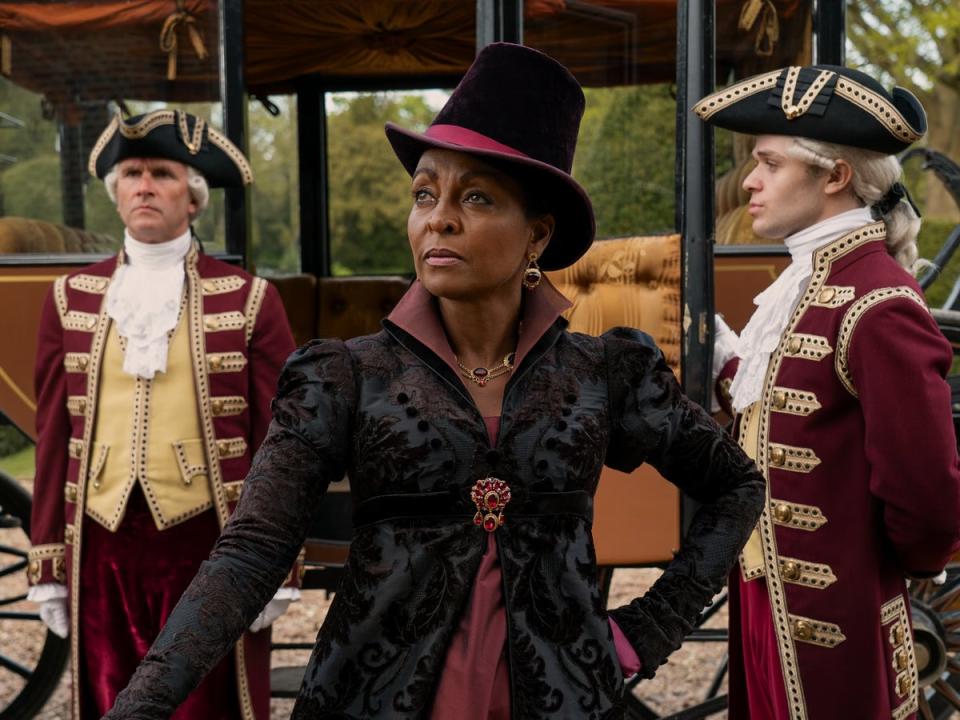 Andoh as Lady Danbury in ‘Queen Charlotte: A Bridgerton Story' (Liam Daniel/Netflix)