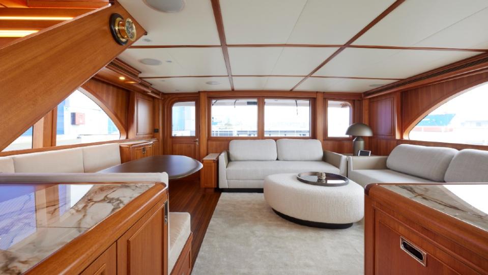 'Catch' is a 78-foot Feadship built in 1984 that has undergone an extensive refit at the Dutch yard. 