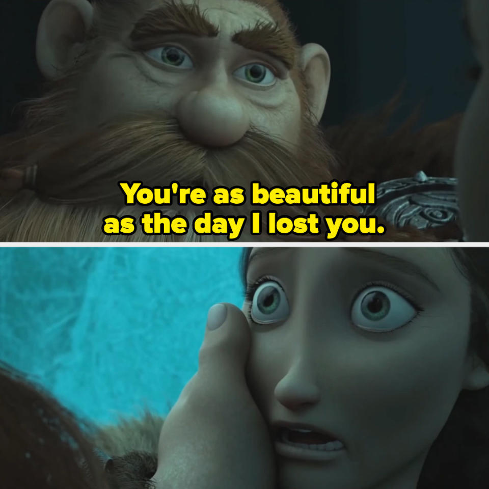 "You're as beautiful as the day I lost you"