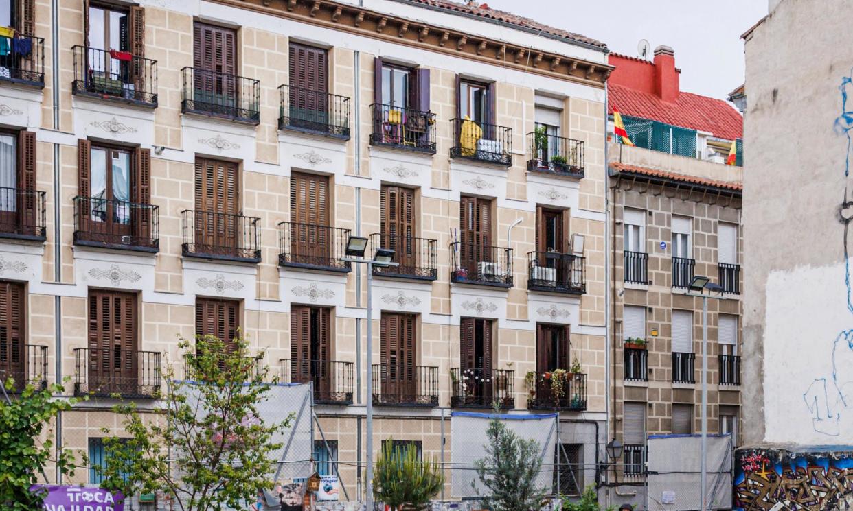 <span>Lavapiés is a diverse neighbourhood in central Madrid.</span><span>Photograph: Pablo García Sacristán/The Guardian</span>
