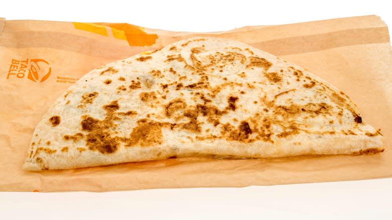 Taco Bell quesadilla