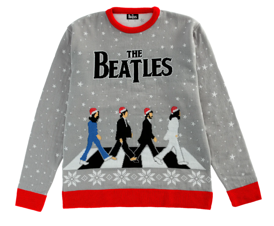 beatles holiday sweater