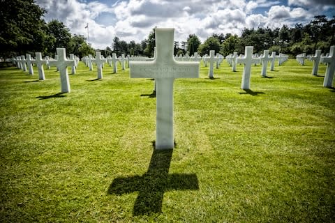 The United States cemetery at Colleville - Credit: getty