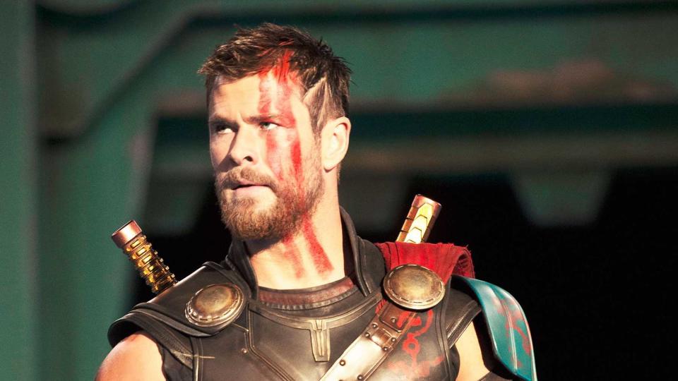 Pictured: Thor: Love and Thunder star Chris Hemsworth appears in Thor: Ragnarok. Image: Marvel Studios