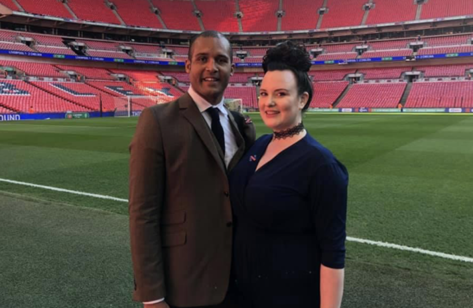 Clarke Carlisle & his wife Carrie  (Clarke Carlisle)