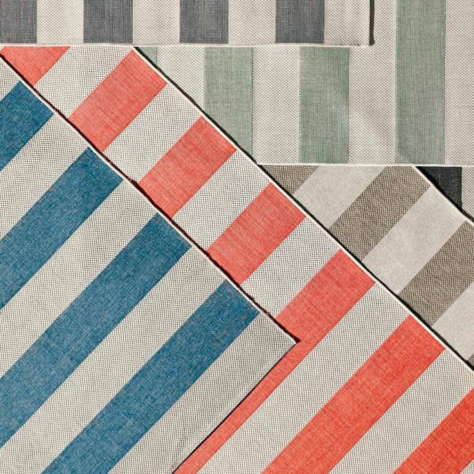 resort stripe rug from frontgate