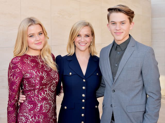 <p>Stefanie Keenan/Getty</p> Ava Phillippe, Reese Witherspoon, and Deacon Phillippe attend The Hollywood Reporter's Power 100 Women in Entertainment in 2019