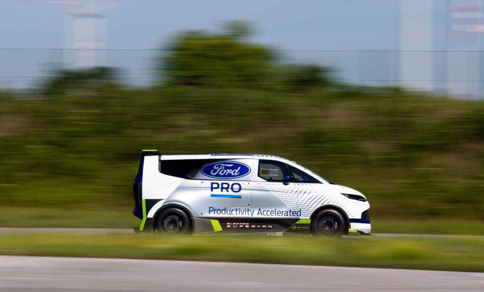 The Ford Pro Electric SuperVan.