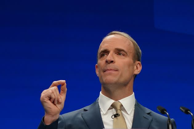 Dominic Raab who is deputy prime minister, lord chancellor and secretary of state for justice  (Photo: Ian Forsyth via Getty Images)