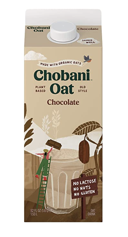 2) Chobani Oat Drink, Chocolate